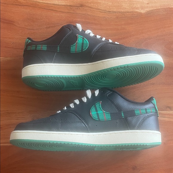 Nike Court Vision Black and White Sneakers - Picture 2 of 10